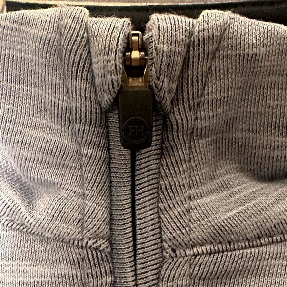 Fish‎ Hippie Rutland  1/4 Zip Heather Pullover Light Blue Size 3XL - Picture 6 of 6